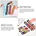 10Pcs Plastic Book Binding Discs Love Heart Discbound Expansion Discs Confetti Binder Rings Mushroom Hole Loose Leaf Binding Buckle for DIY Notebooks Planners Golden