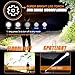 Relybo Taschenlampe Led Aufladbar, Led Taschenlampe Extrem Hell 1000000 lumen, Taktische Taschenlampe Batteriebetrieben Usb Mit Holster, 5 Modi für Outdoor Notfälle Camping