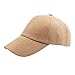 Produktbild Youkara Strohhut Baseball Cap Basecap Herren Damen Baseball Kappen Baseballmütze Faltbarer Verstellbar Baseballkappe für Draussen Sport(Khaki)