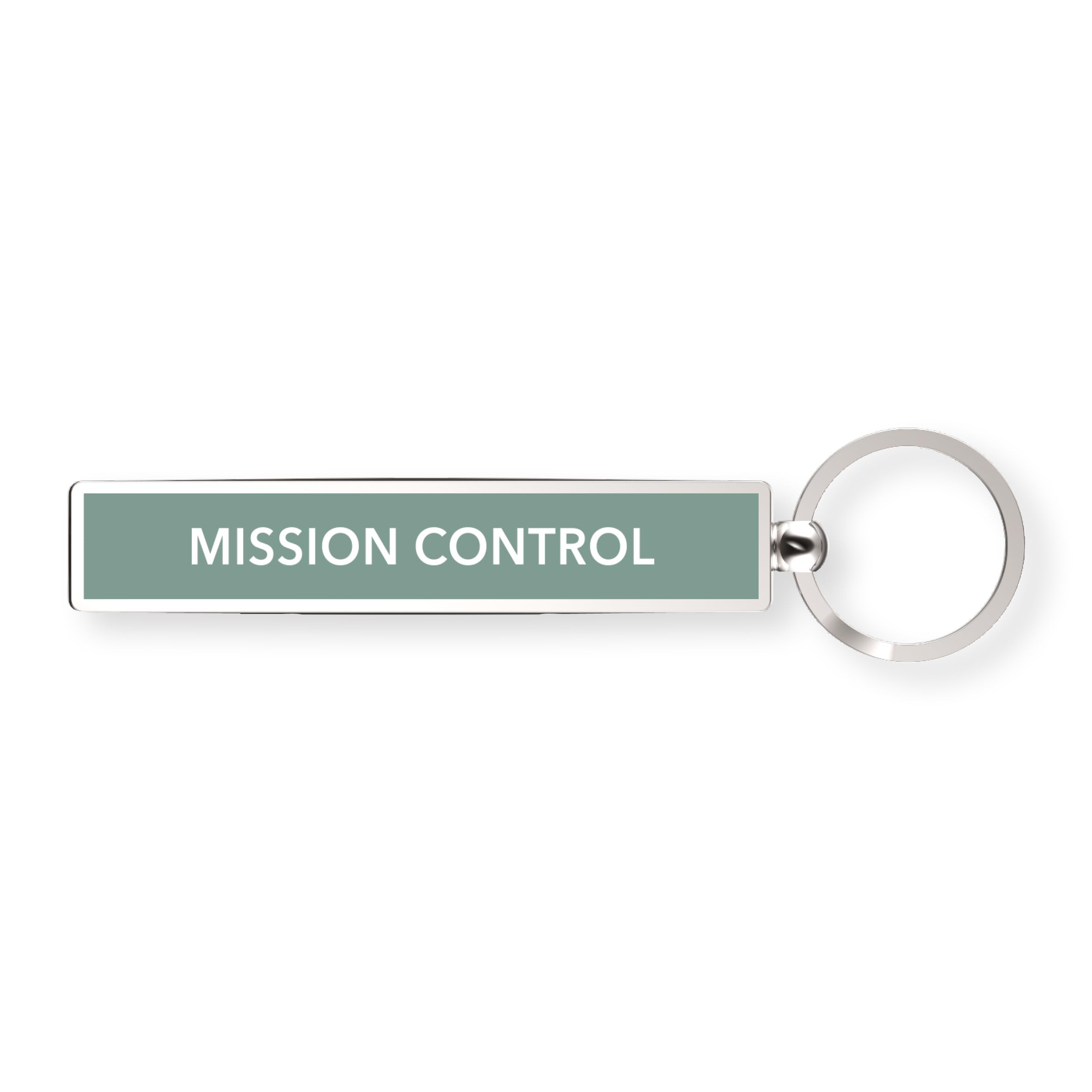 IF Show Offs Keys, Novelty Metal Keyrings with Enamel Infill - Mission Control