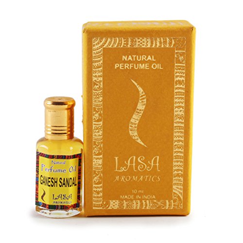 Lasa aromáticas aroma de Natural Ganesha de aceite de sándalo Perfume 100% aromatizar y naturales – 10 ml