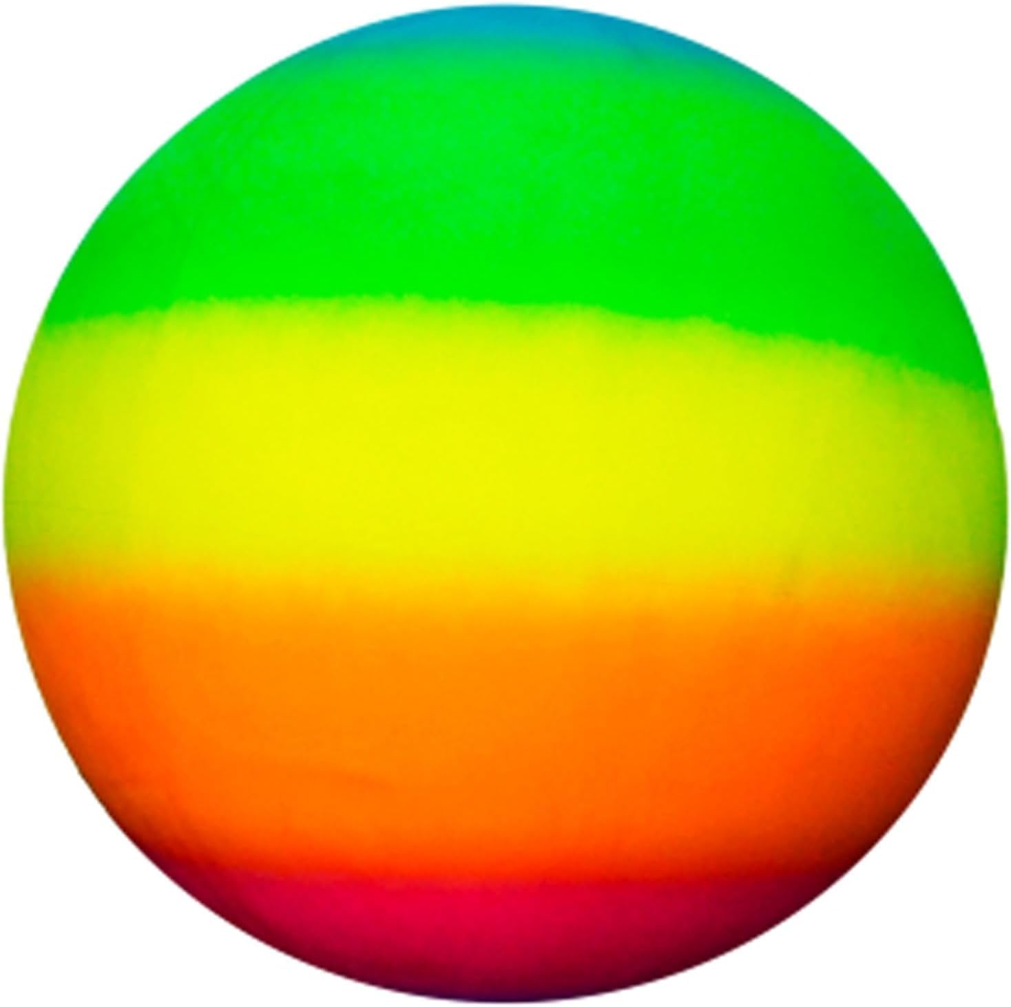 Neel Saanjh Mega Rainbow Ball for Kids, Large, Bright Multicolor Design, Lightweight, Durable, Easy to Inflate, Soft Surface, Long-Lasting, Ideal for Games, Beach, Garden & Active Play