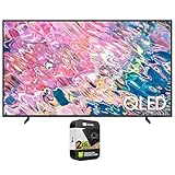 SAMSUNG QN55Q60BAFXZA 55 inch QLED 4K Quantum Dual LED HDR Smart TV (Renewed) Bundle with 2 YR CPS...