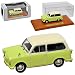 Produktbild Atlas Trabant P50 500 Universal Kombi Grün Beige 1957-1962 DDR 1/43 Modell Auto mit individiuellem Wunschkennzeichen