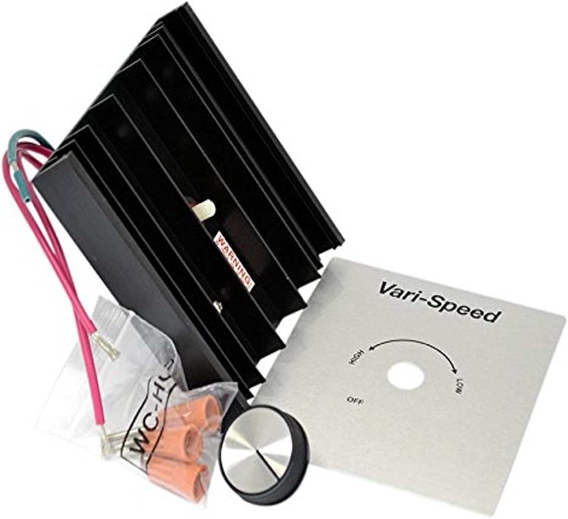 KB Electronics Model KBWC-110K (UR) Variable Speed Fan Control, Wall Mount, Rated 10.0 Amps @ 120 VAC for use with Shaded Pole and PSC Motors