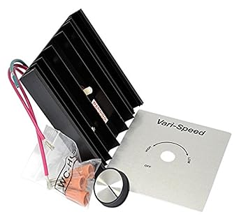 KB Electronics Model KBWC-110K UR Variable Speed Fan Control, Wall Mount, Rated 10.0 Amps @ 120 VAC for use with Shaded Pole and PSC Motors