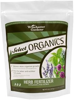 Winchester Gardens Select Organics Herb Granular Fertilizer, 3-Pound Bag