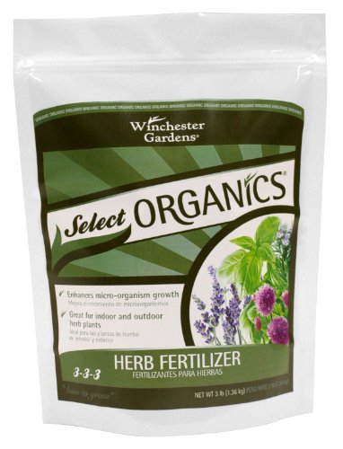 Winchester Gardens Select Organics Herb Granular Fertilizer, 3-Pound Bag Winchester Gardens Select Organics Herb Granular Fertilizer, 3-Pound Bag