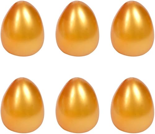 TOYANDONA 6 huevos de juguete de huevo, bola de salpicadura, huevo de Pascua, divertido, accesorios de broma, suministros de fiesta para niños y