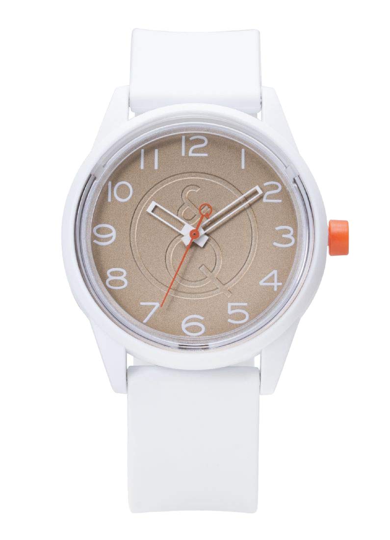 Q&Q Smile Solar RP00J041Y - Reloj unisex respetuoso con el medio ambiente, resistente al agua hasta 5 ATM, pulsera
