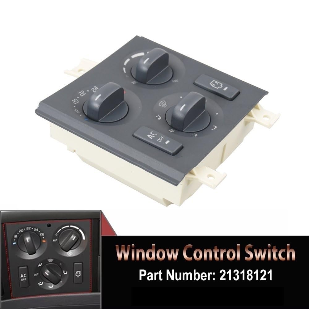 botonera clima 21318121 Compatible Con Volvo Para Camión FM FH Interruptor Panel Control Aire Acondicionado Con Sensor Temperatura Unidad Control Aire Acondicionado Y Calefacción