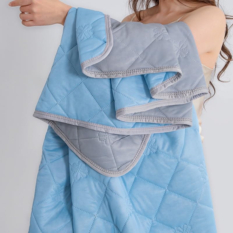 Couette d'été contre les nuits chaudes et couverture cooling réversible - 3