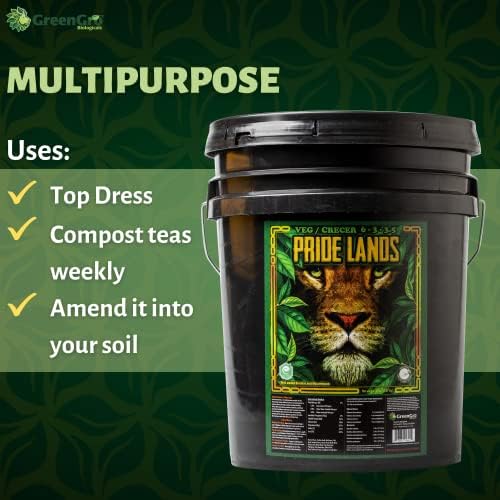 Fertilizante Orgánico Premium en Polvo Pride Lands Veg 2 lb miniatura 3