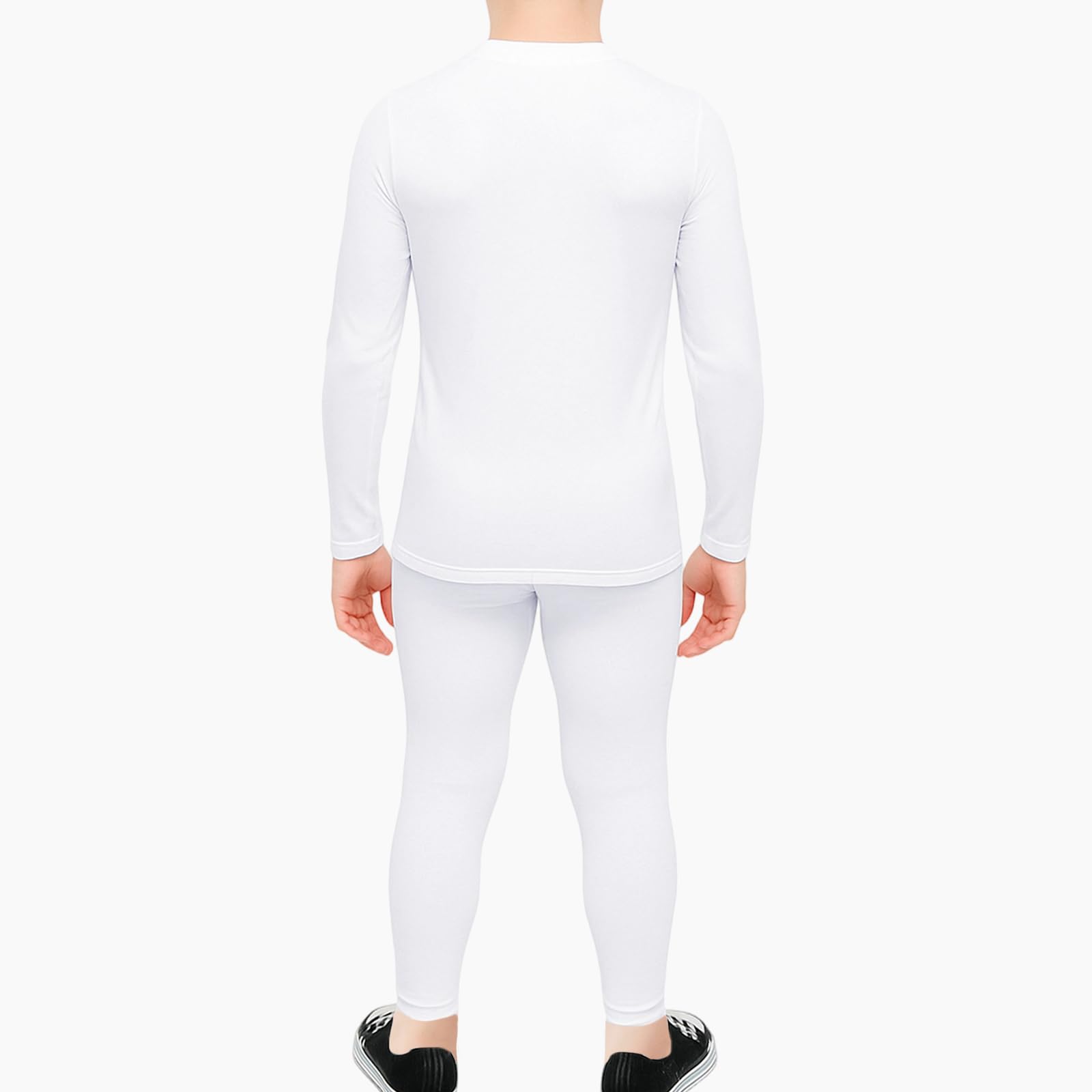 HYCOPROT Ropa Interior Térmica para Niños Conjunto Deportivo Camiseta de Compresión Esquí Invierno Cálida