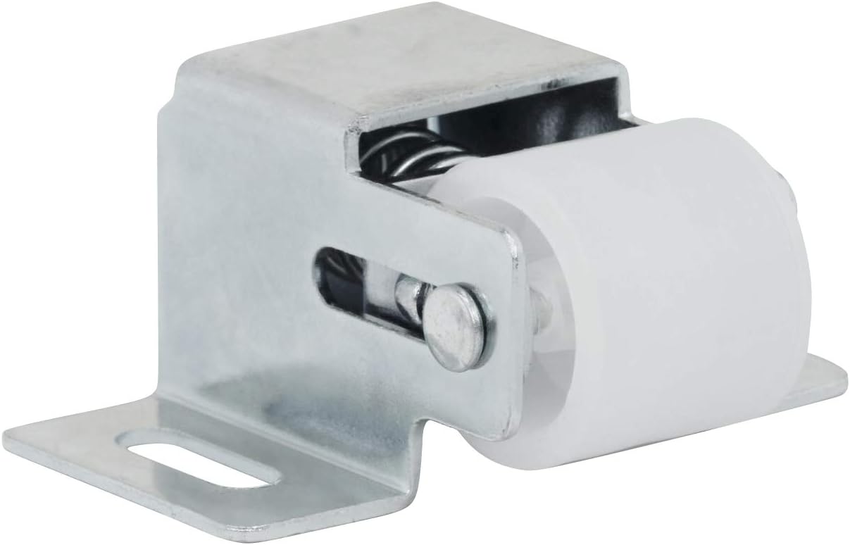 Rok 5 Pack Hardware Heavy Duty Large Roller Catch Latch for Closet Doors and Cabinets, Zinc