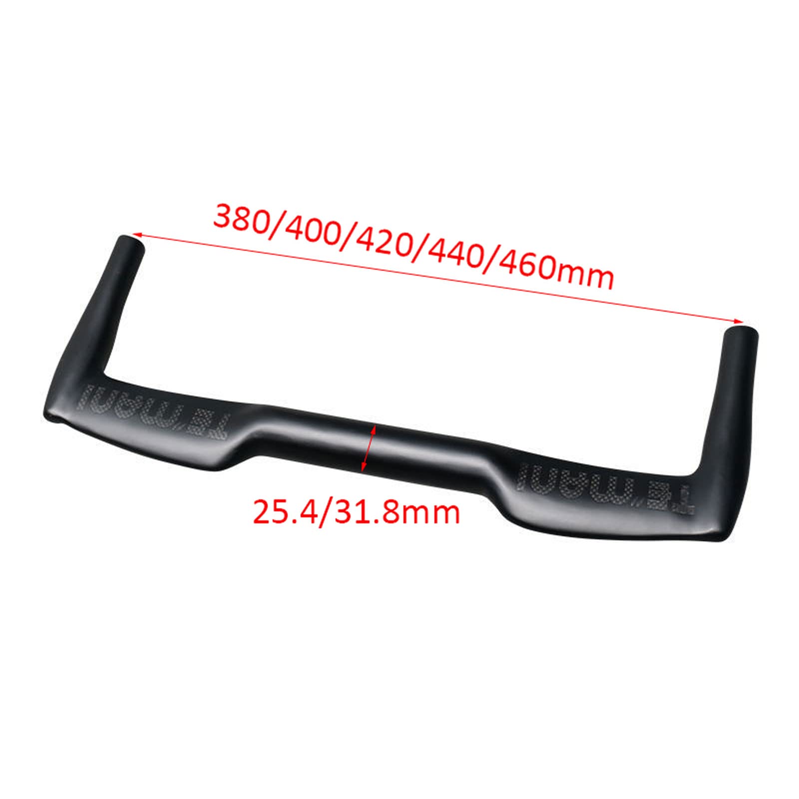 Guidon De Vélo De Route En Carbone Aéro - Largeurs 400 à 460 Mm - Neuf En Boîte