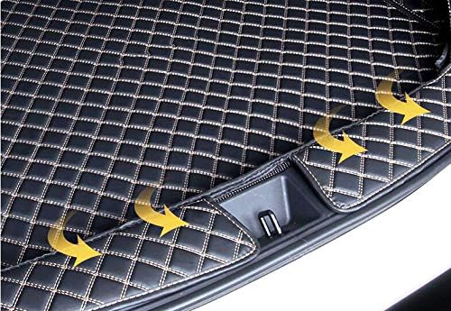 Car Full encirclement Leather Boot Cargo Liner Tray Rear Trunk Floor Mat Compatible for Honda HR-V 2019-2021