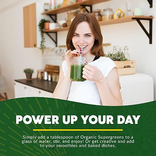 Paleovalley Organic Supergreens Powder - 23 Superfoods with Prebiotic Fiber for Energy and Immunity Support - No Cereal Grasses for Maximum Absorption - Tropical, 30 Servings - Image 7