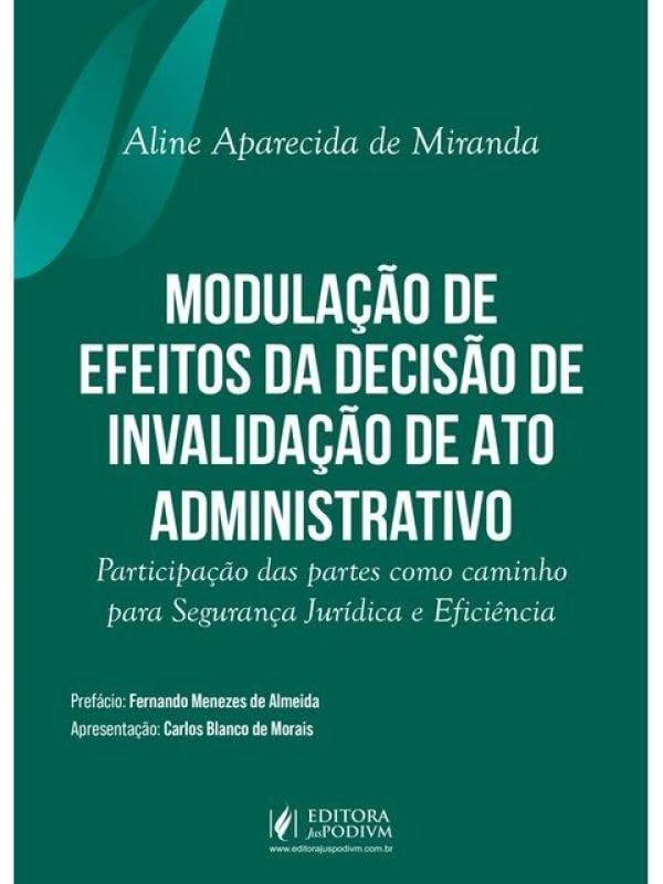 Capa de MODULAÇÃO DE EFEITOS DA DECISÃO DE INVALIDAÇÃO DE ATO ADMINISTRATIVO - 2026