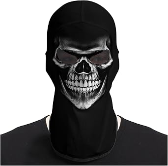 Skull Mask Halloween Ghost Full Face Mask Scary Balaclava Cosplay Costume