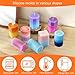 8PCS Reusable Silicone Candle Molds Set - Cylinder/Hexagon/Octagonal/Heart/Flower/Square Shapes for DIY Candle Making, Soap, Resin Crafts, Easy Release Candle Making Kit with Multiple Sizes