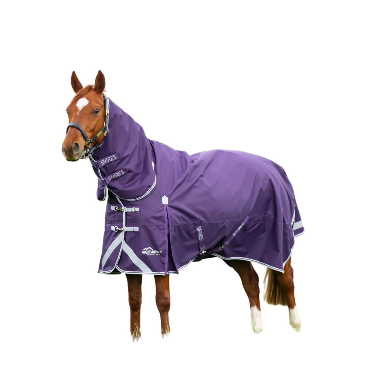 Shires Highlander Original 100 Turnout Combo Rug - Plum