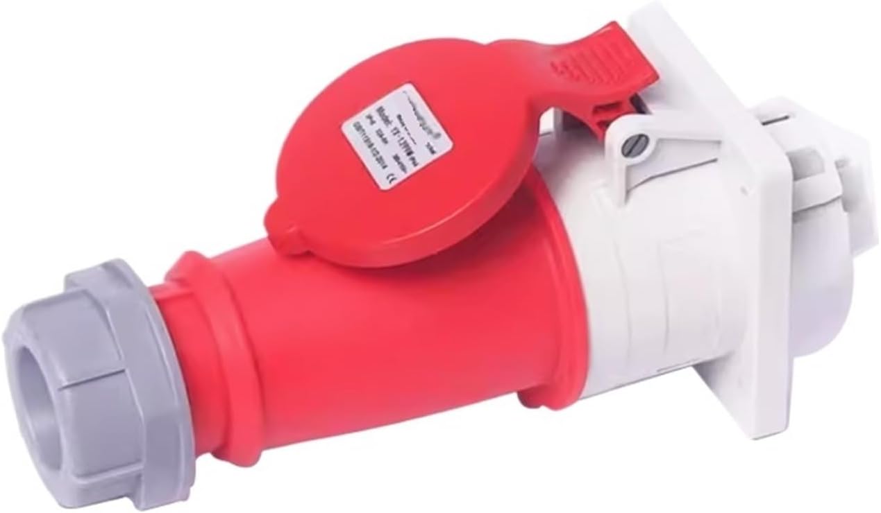 Waterproof industrial five-hole 16A explosion-proof aviation connector male and female docking 380V(Connector set)