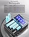 Keenstone 18650 Battery Charger, Smart Universal Charger LCD Display for Rechargeable Batteries Ni-MH Ni-Cd AA AAA Li-ion LiFePO4 IMR 10440 14500 16340 RCR123A 26650