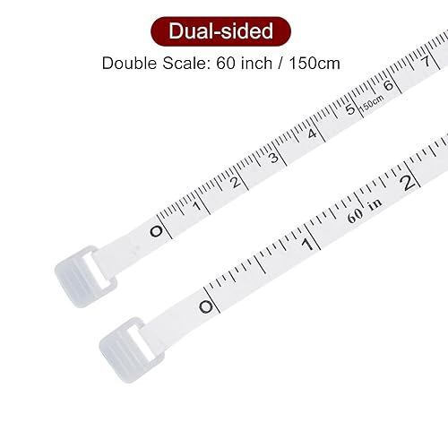 Miniatura 4 de HARFINGTON 3 cintas métricas suaves de 60 pulgadas, 4.9 ft, retráctil, mini cinta métrica de dibujos animados, regla de cinta linda para coser