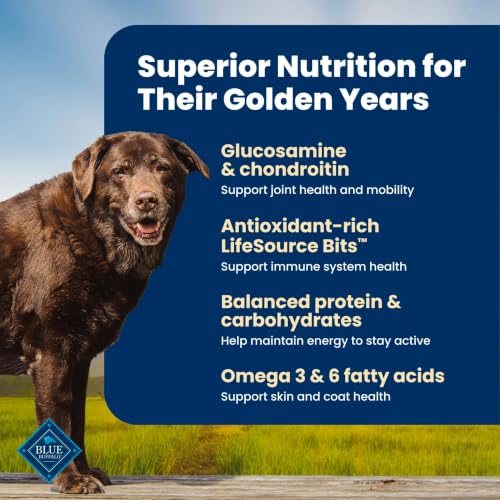 Blue Buffalo Life Protection Formula Chicken Senior 7+ Dry Dog Food, 5 lb - image 5