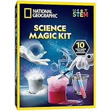 Blue Marble National Geographic Magic Chemistry Set Science Kit for Kids with 10 Amazing Magic Tricks, STEM Projects and Science Experiments, Science Toys, Great Gift for Boys and Girls 8-12