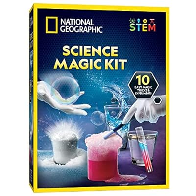 Blue Marble National Geographic Magic Chemistry Set Science Kit for Kids with 10 Amazing Magic Tricks, STEM Projects and Science Experiments, Science Toys, Great Gift for Boys and Girls 8-12