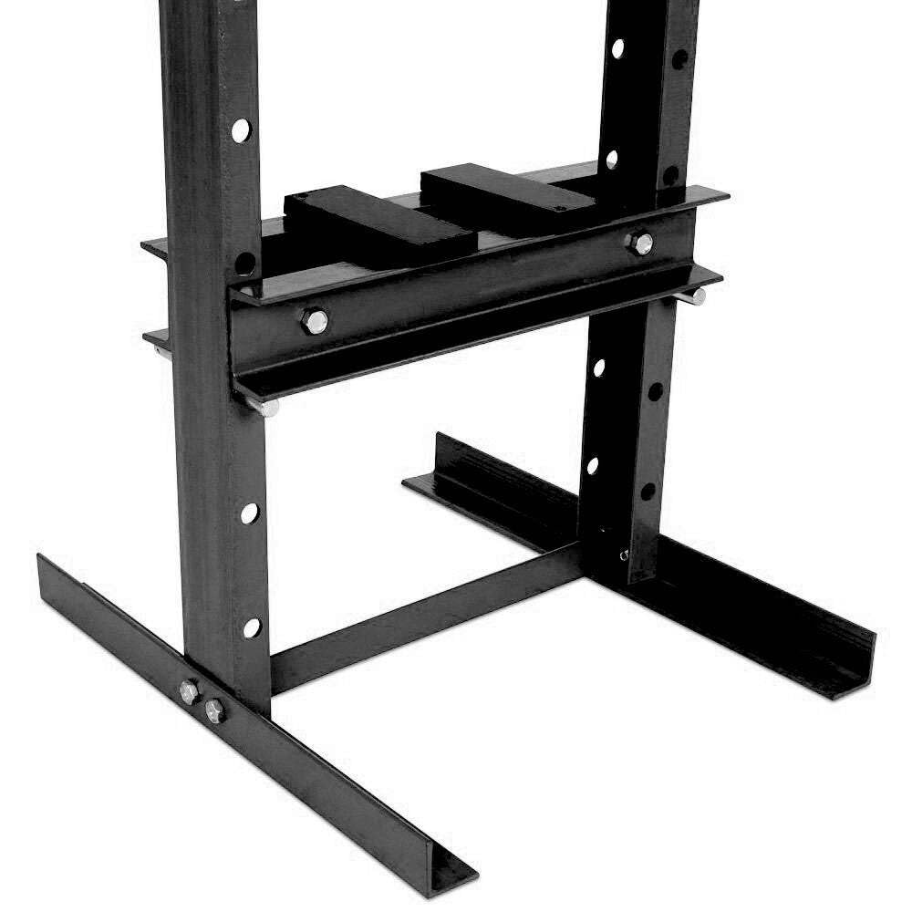 12 Ton Shop Press Floor H-Frame Press Plates Hydraulic Equipment Jack Stand, SP12
