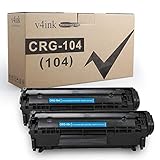 v4ink 2PK Compatible Toner Cartridge Replacement for Canon 104 CRG-104 FX-9 FX-10 Toner Cartridge...