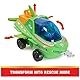 PAW Patrol, Aqua Pups - Basis Fahrzeug Spielzeugauto im Sägefisch-Design mit Rocky Welpenfigur, Spielzeug geeignet für Kinder ab 3 Jahren