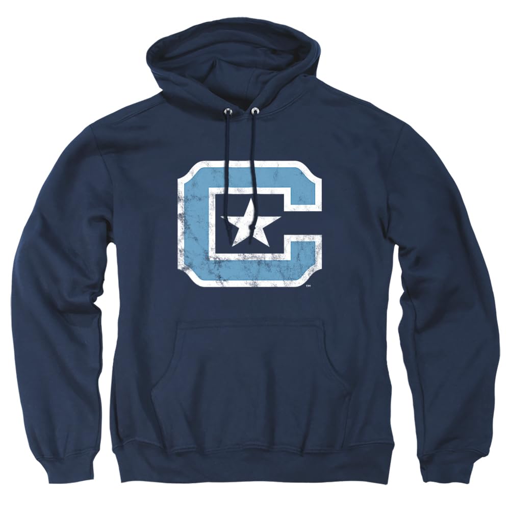 LOGOVISION Official Collegiate Distressed Primary Logo Adult Pullover Hoodie Collection — view 407