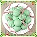 Civaner 12 Pcs Jadeite Christmas Ball Ornaments Plastic Matte Mint Green Xmas Tree Ornament 2.4