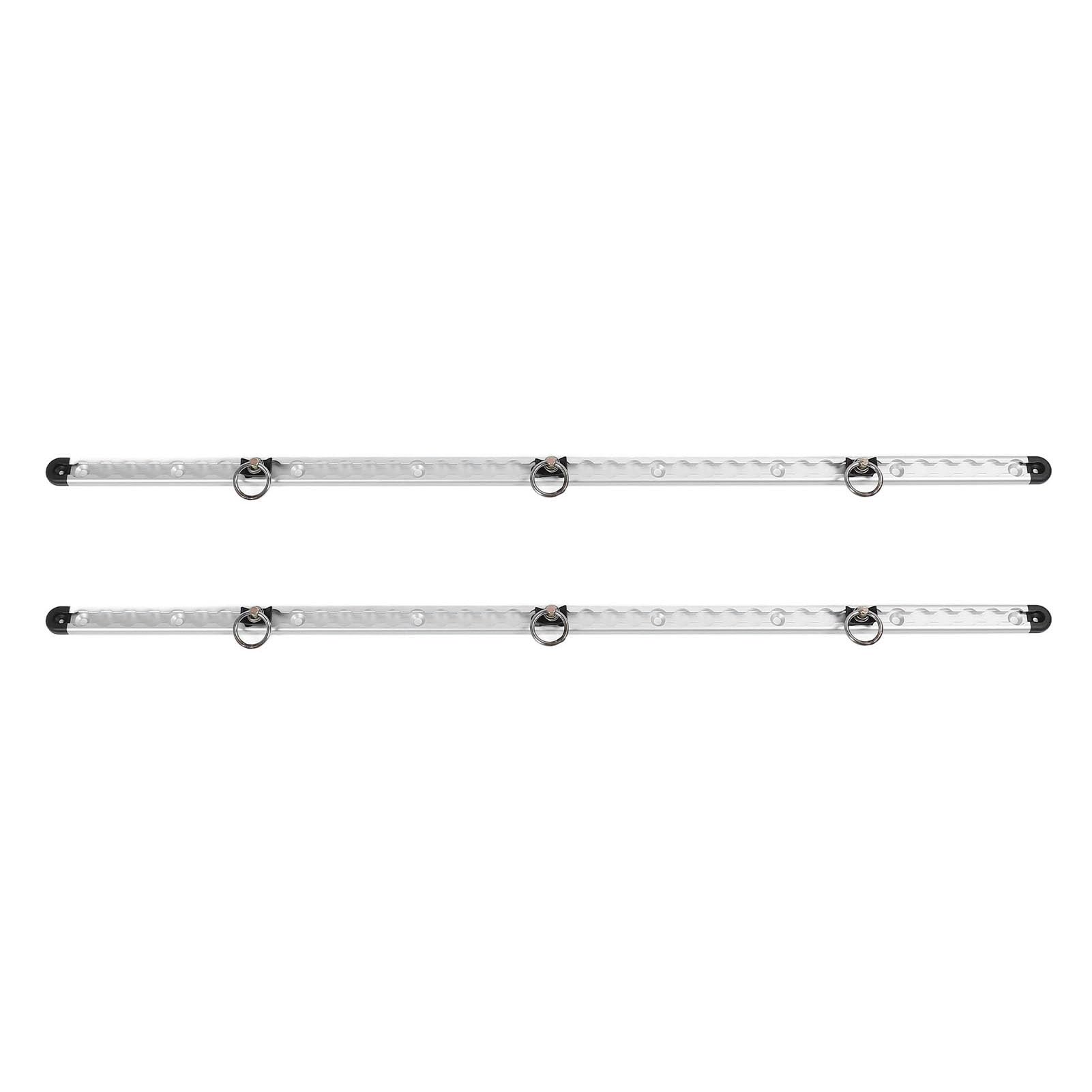 AYNEFY Aluminium-L-Schienenschiene 100 cm, Hochfestes Spannsystem für Ladungssicherung in Anhängern & LKWs, Ladehilfe mit Schnellspanner und Sicherheitsverriegelung