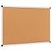 AmazonBasics - Tablón de anuncios, de corcho, con marco de aluminio, 90...