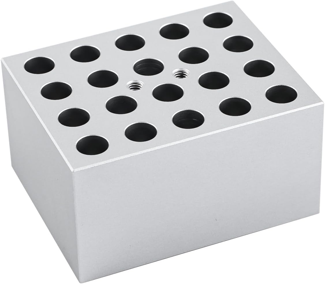 F11.1 mm x 39.1 mm Microtube Dry Bath Block - 20 x 1.5 ml
