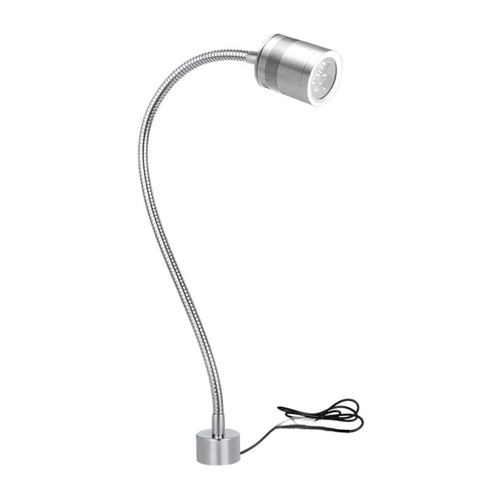 Lavoro 24 V/220 600mm LED Macchina Utensile Luce di Lavoro Tornio Fresatura CNC Illuminazione Magnetica Lampada da Tavolo Flessibile Industriale per Tornio(1W/24V/Strong Magnet)