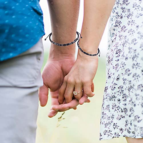 Testrye Morse Code Bracelet for Men & Women, Adjustable String, Inspirational Gift3