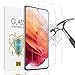 Produktbild wsky [2 Stück] Panzerglas Schutzfolie kompatibel mit Samsung Galaxy S21, HD Panzerglasfolie, [Anti- Kratzer] [Bläschenfrei] [9H Härte] Displayschutzfolie für Samsung S21 (Transparent)