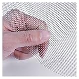 panneau de grillage soudé rigide blanc La surface lisse se nettoie rapidement avec de l'eau ou un détergent doux tandis que la texture tissée et l'éclat métallique ajoutent une finition contemporaine élégante pour les cloisons, les écrans et les revêtements muraux.