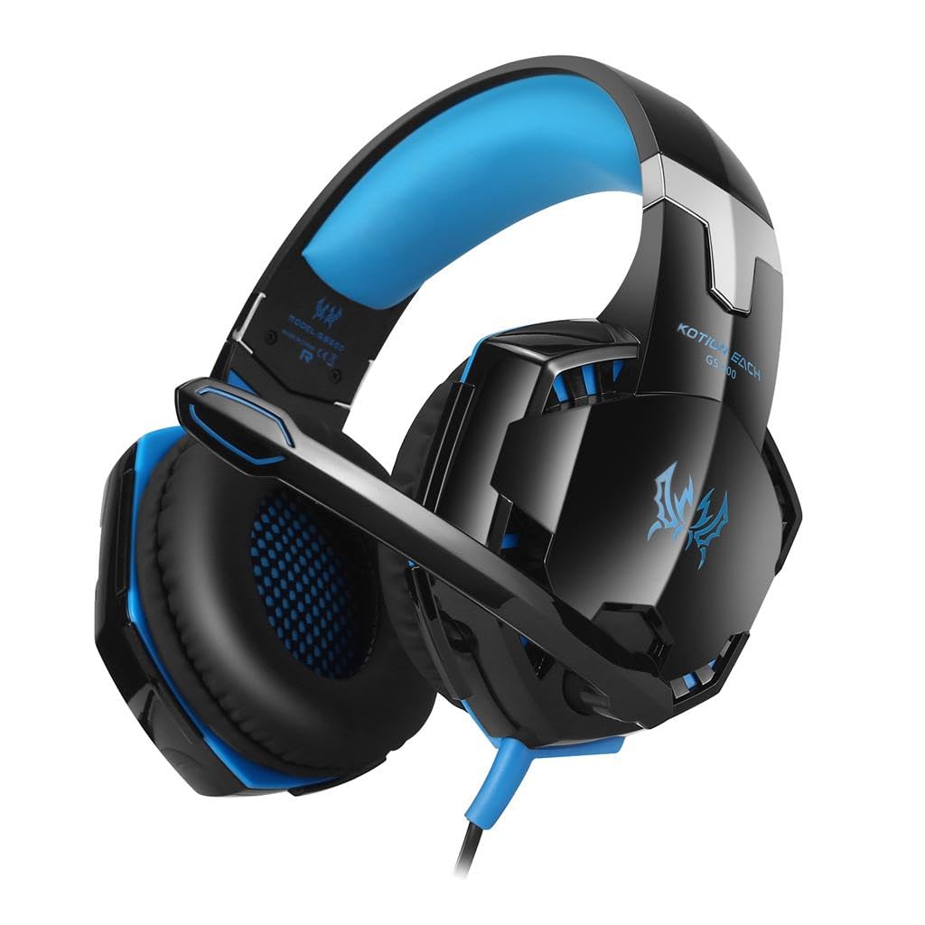 TRENDIVIBE PC Gaming Headset Stereo Headphones with Microphone Black and Blue| Headset | Gaming Headset | Headphones-image-45