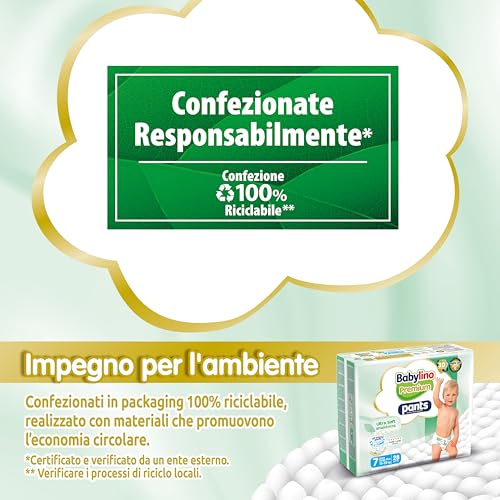 Babylino Premium Pants, Pannolini A Mutandina Taglia 7 Con Filtrante Ultra Soft, Extra Large Plus (15-25Kg), 28 Unità - 11