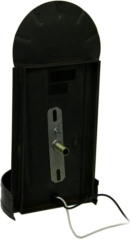 Irvin's Country Tinware Fireplace Sconce in Kettle Black