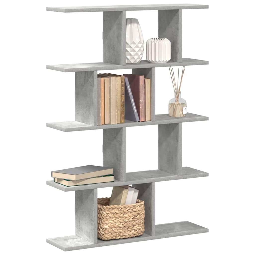 Estantería de pared (15 compartimentos), color gris | Diseño flotante, fácil de limpiar, multifuncional para sala de estar dormitorio