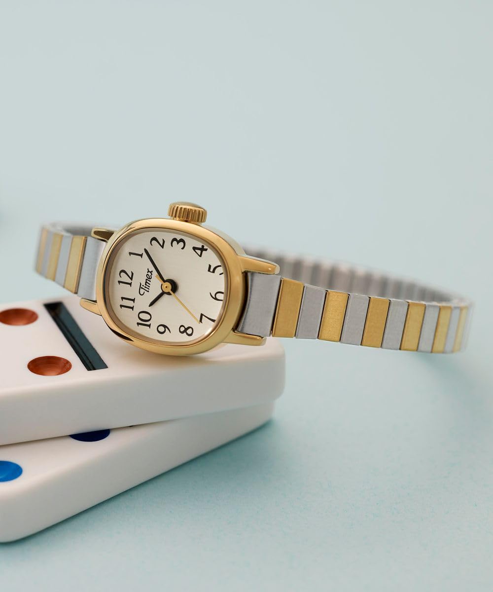 Timex Damen Analog Quarz Armbanduhr Cavatina Main Line