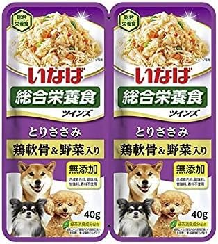 いなば 総合栄養食 ツインズ 40g×2パック×10箱 Amazon.co.jp: いなば 総合栄養食 ツインズ とりささみ とりもも肉